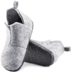 Andermatt - Light Grey Wool Felt Shearling Kids