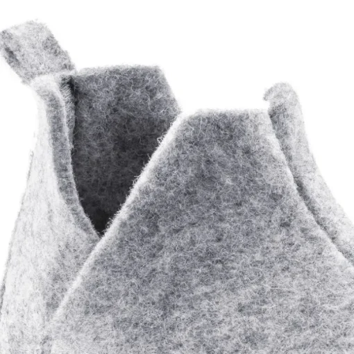 Andermatt - Light Grey Wool Felt Shearling Kids
