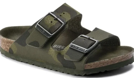 Arizona Kids - Desert Soil Camouflage Green Birko-Flor