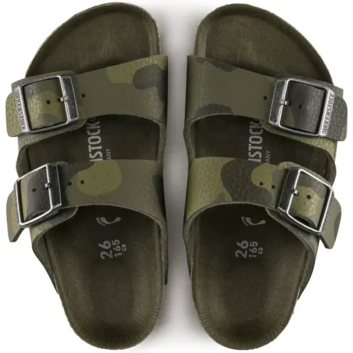 Arizona Kids - Desert Soil Camouflage Green Birko-Flor