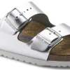 Arizona Soft - Metallic Silver Natural Leather