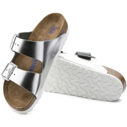 Arizona Soft - Metallic Silver Natural Leather