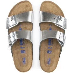 Arizona Soft - Metallic Silver Natural Leather