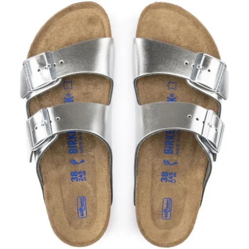 Arizona Soft - Metallic Silver Natural Leather