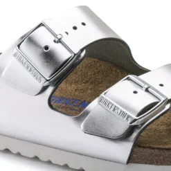 Arizona Soft - Metallic Silver Natural Leather