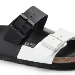Arizona Split Men - Black and White Birko-Flor