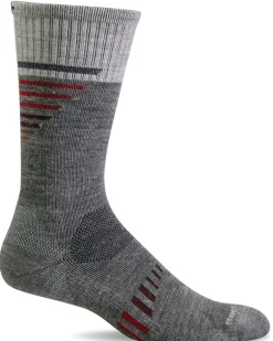 Ascend II Men Crew - Grey Moderate Compression (15-20mmHg)