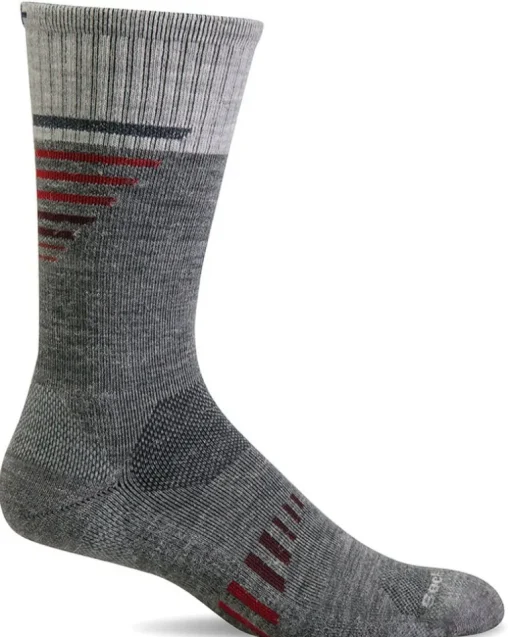 Ascend II Men Crew - Grey Moderate Compression (15-20mmHg)