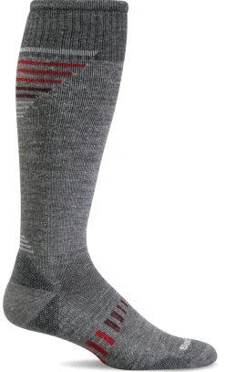 Ascend II OTC Men Knee-High - Grey Moderate Compression (15-20mmHg)