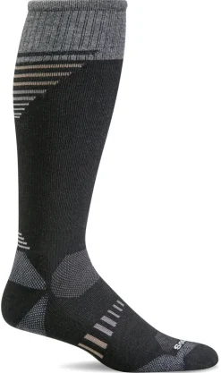 Ascend II OTC Men Knee-High - Black Moderate Compression (15-20mmHg)