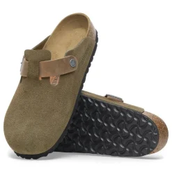 Boston Men - Thyme Suede with oiled leather