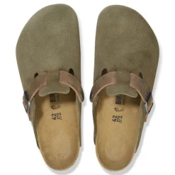 Boston Men - Thyme Suede with oiled leather