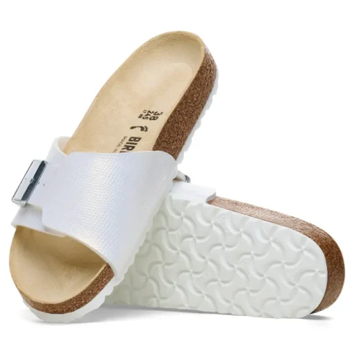 Catalina - Shiny Lizard White Birko-Flor