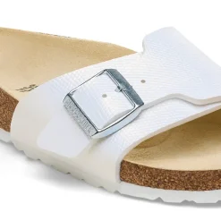 Catalina - Shiny Lizard White Birko-Flor
