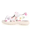 Dock - White with flowers Leather