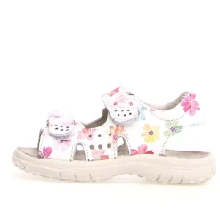 Dock - White with flowers Leather