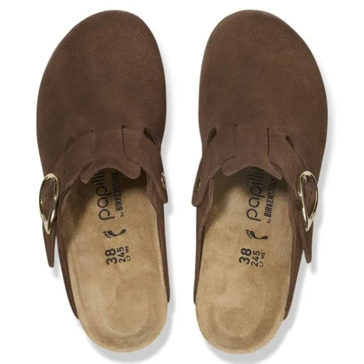 Fanny Ring Buckle - Dark Tea Suede