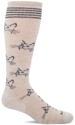 Feline Fancy Knee-High Women - Barley Moderate Compression (15-20mmHg)