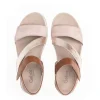 *FINAL SALE*46742.54 - Beige Suede and Brown Leather