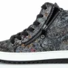 *FINAL SALE*73754.37 - Black Metallic Suede