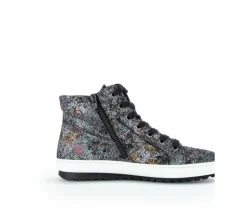 *FINAL SALE*73754.37 - Black Metallic Suede