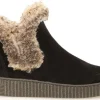 *FINAL SALE*33.737-17 - Bootie Plateau Suede Black