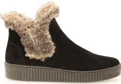 *FINAL SALE*33.737-17 - Bootie Plateau Suede Black