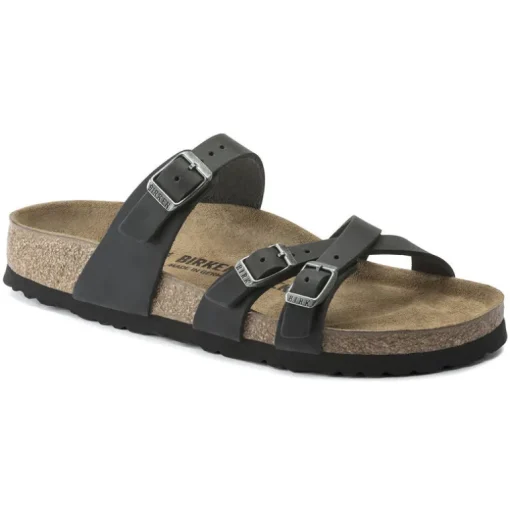 Franca - Black Oiled Leather