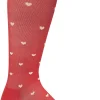 Full Heart Knee-High Women - Poppy Moderate Compression (15-20mmHg)