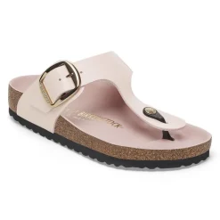 Gizeh Big Buckle - High Shine Light Rose Leather