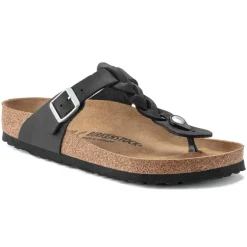 Gizeh Braided - Black Oiled Leather