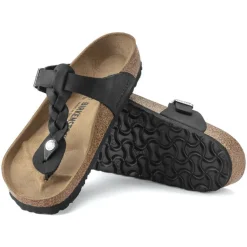 Gizeh Braided - Black Oiled Leather