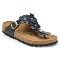 Gizeh Flowers - Black Leather