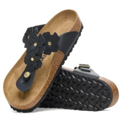 Gizeh Flowers - Black Leather