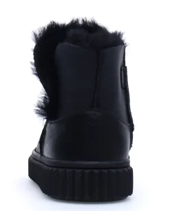 Greta - Black Shearling