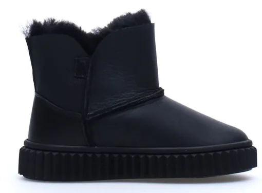 Greta - Black Shearling