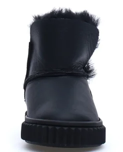 Greta - Black Shearling