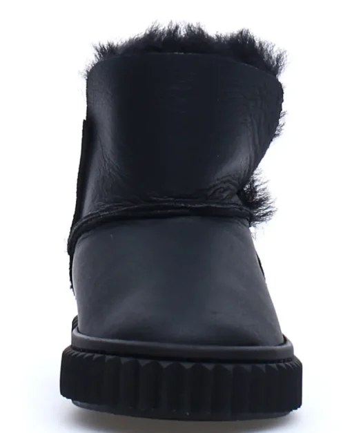Greta - Black Shearling