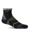 Incline Quarter Men - Black Moderate Compression (15-20mmHg)