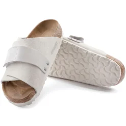 Kyoto Women - Antique White Nubuck and Suede Leather