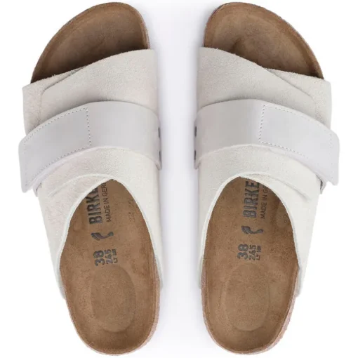 Kyoto Women - Antique White Nubuck and Suede Leather