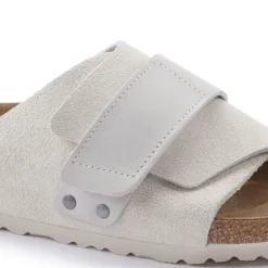 Kyoto Women - Antique White Nubuck and Suede Leather