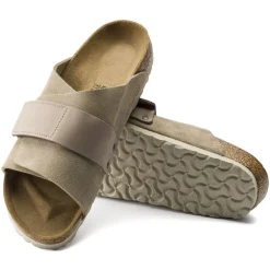 Kyoto Women - Taupe Nubuck and Suede Leather