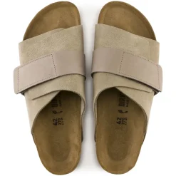Kyoto Women - Taupe Nubuck and Suede Leather