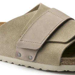 Kyoto Women - Taupe Nubuck and Suede Leather