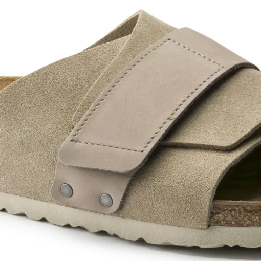 Kyoto Women - Taupe Nubuck and Suede Leather