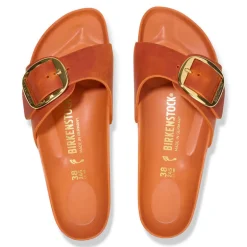 Madrid Big Buckle - Burnt Orange Oiled Leather