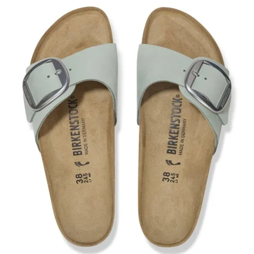 Madrid Big Buckle - Pure Sage Nubuck