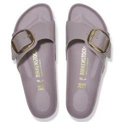 Madrid Hammered Big Buckle - Faded Purple High Shine Leather