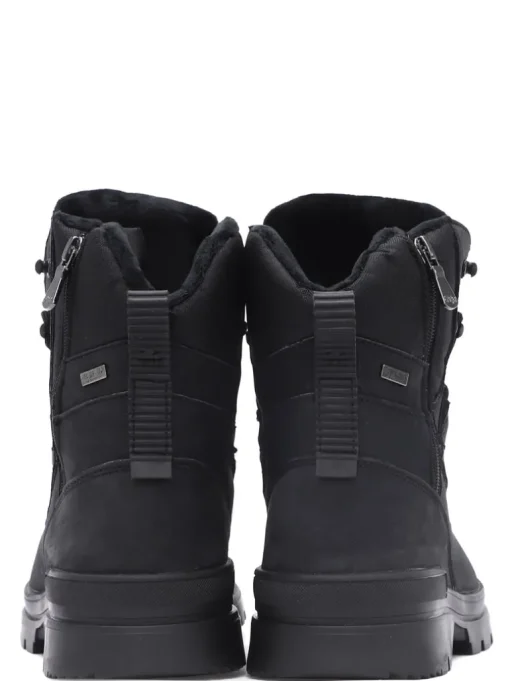 Men's Maddox with Ice grippers - Black Pulled Leather
